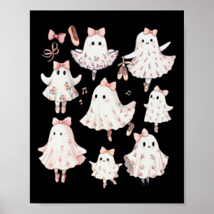 Póster Bailarina de ballet fantasma bailarina de danza fa