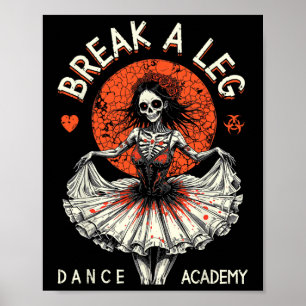 Póster Bailarina de ballet Zombie Ballerina Dance Academy