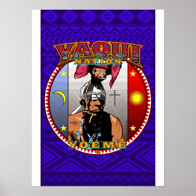 Póster bailarina de ciervos yaqui nation yoeme poster (Frente)
