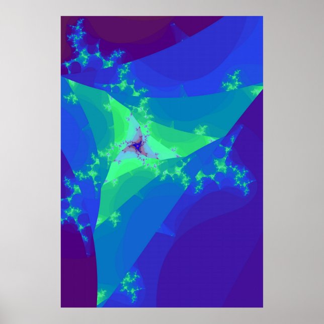 Póster Bailarina de estrella azul (Frente)