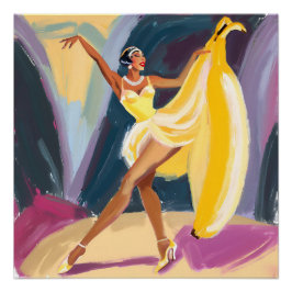 Póster Bailarina del Renacimiento de Harlem