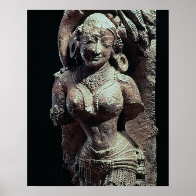 Póster Bailarina, del Templo del Sol de Kanara, indio, 13 (Frente)