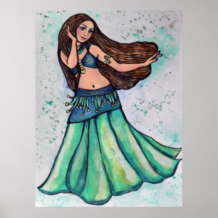 Póster Bailarina del vientre