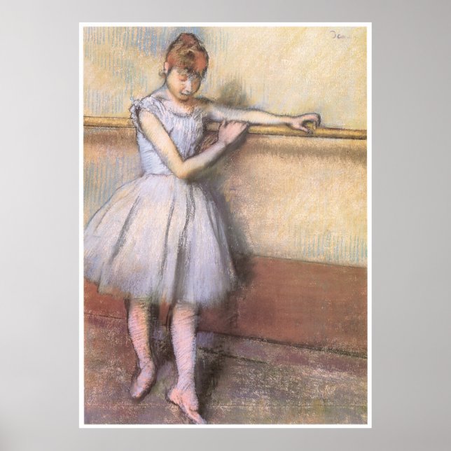 Póster Bailarina en el bar, c. 1880, Edgar Degas (Frente)