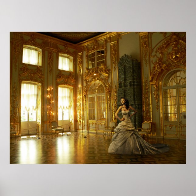 Póster Bailarina en Poster de salón de baile (Frente)