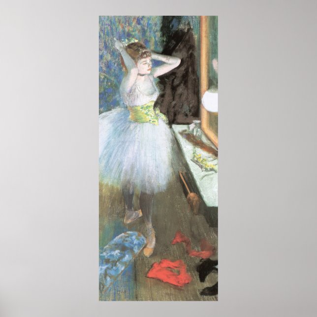 Póster Bailarina en su camerino de Edgar Degas (Frente)