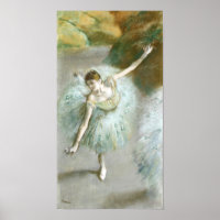 Bailarina en verde, Edgar Degas