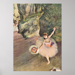 Póster Bailarina / Estrella del ballet - Pintura de Degas
