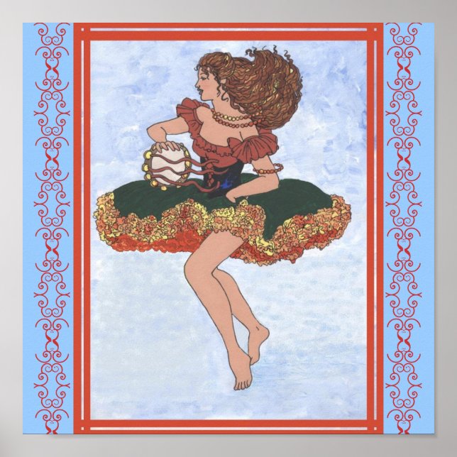 Póster Bailarina gitana (Frente)