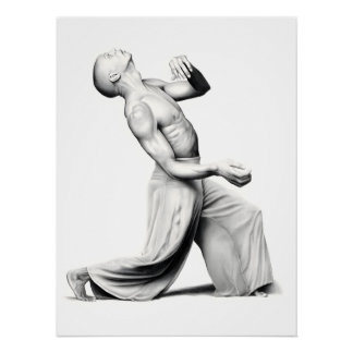 Póster Bailarina masculina de ballet