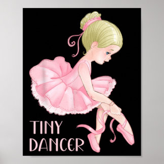 Póster Bailarina pequeña Ballerina Chica Ballet Niños bai