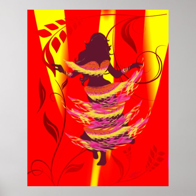 Póster Bailarina *Rayjii* (Frente)