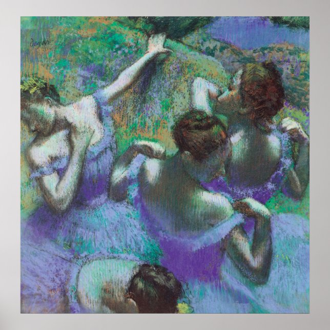 Póster Bailarinas azules (Frente)