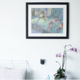 Póster Bailarinas de ballet en las alas por Edgar Degas