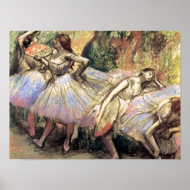 Póster Bailarinas de Degas (Frente)