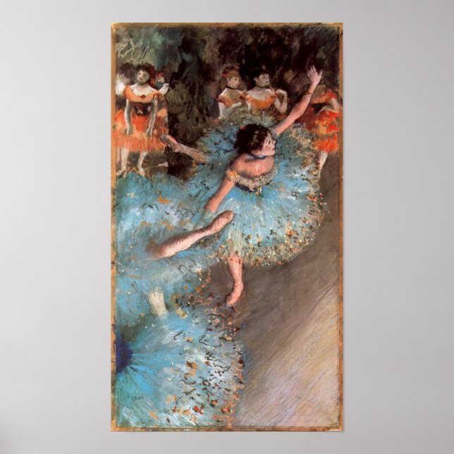 Póster Bailarinas de Edgar Degas (Frente)