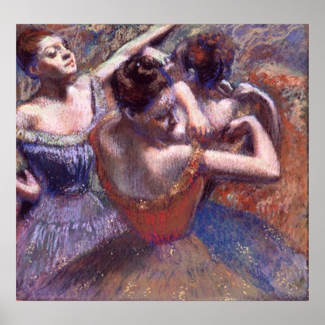 Póster Bailarinas de Edgar Degas (Frente)