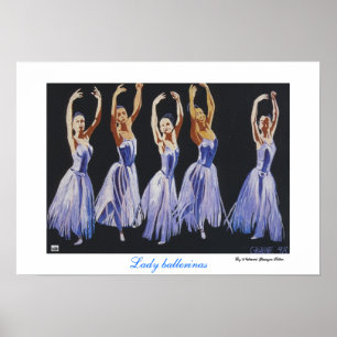 Póster Bailarinas de la señora