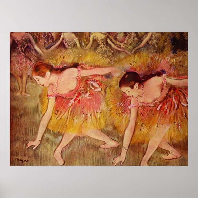 Póster Bailarinas de toro - Edgar Degas - 1885 (Frente)