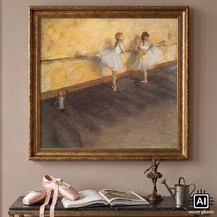 Póster Bailarinas en el bar de Edgar Degas, ballet de épo