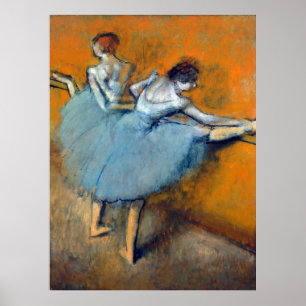 Póster Bailarinas en el Barre, Edgar Degas