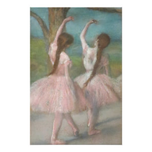 Póster Bailarinas en rosa Edgar Degas
