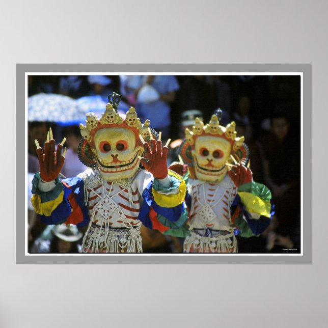 Póster Bailarinas monjes tibetanos (Frente)