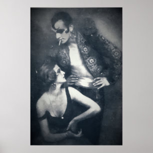 Póster Bailarines art déco Berber y Droste
