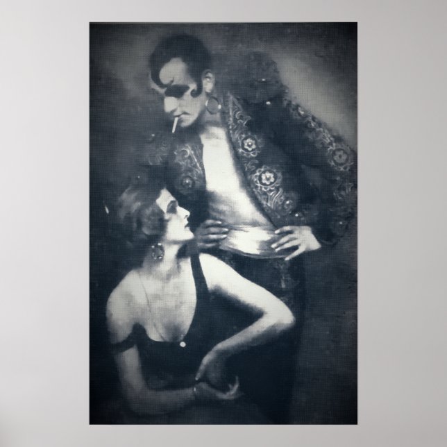 Póster Bailarines art déco Berber y Droste (Frente)