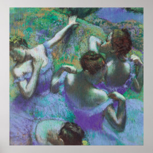 Póster Bailarines azules