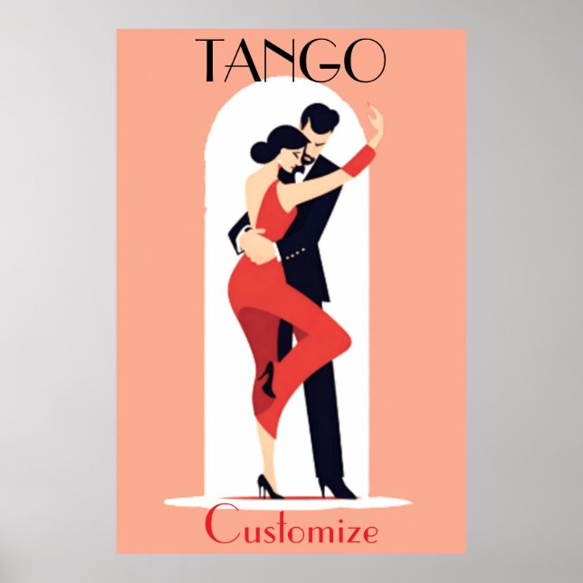 Póster Bailarines de tango Thunder_Cove (Frente)