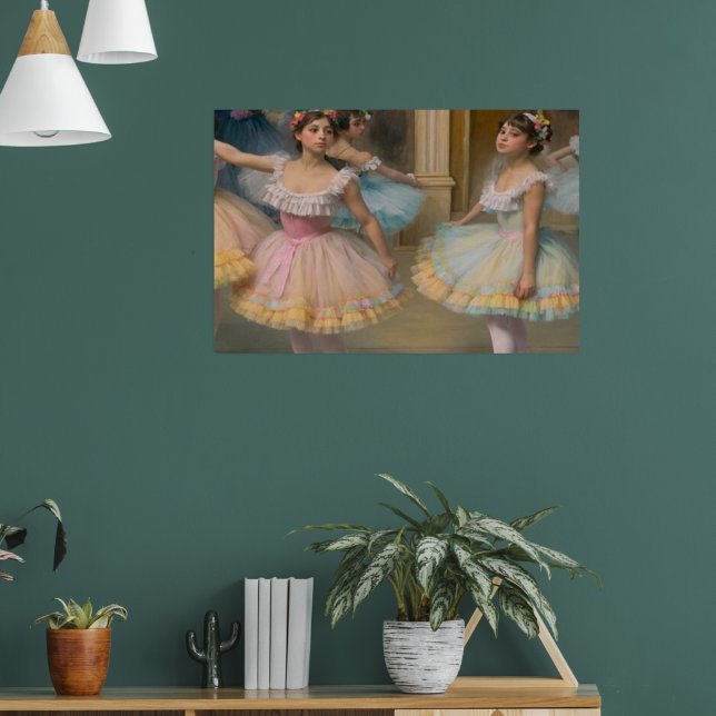 Póster Bailarines detrás del escenario (Salón 1)
