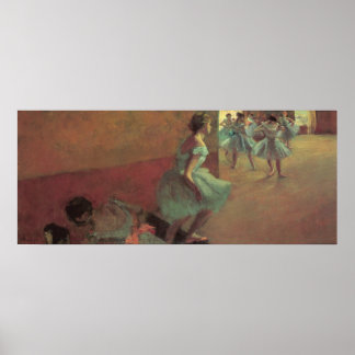 Póster Bailarines Edgar Degas Subiendo Una Escalera