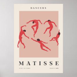 Póster Bailarines en Rojo