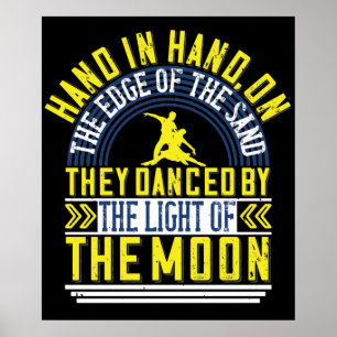 Póster Bailaron Bajo La Luz De La Luna