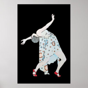 Póster Baile al jazz New Orleans 2018