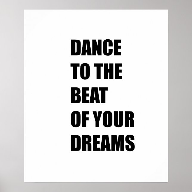 Póster Baile al ritmo de tus sueños (Frente)