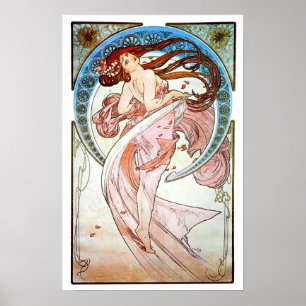 Póster Baile Alphonse Mucha
