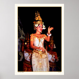 Póster Baile Antiguo - Camboya