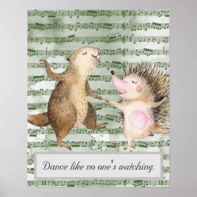 Póster Baile caprichoso como el que nadie ve (Frente)