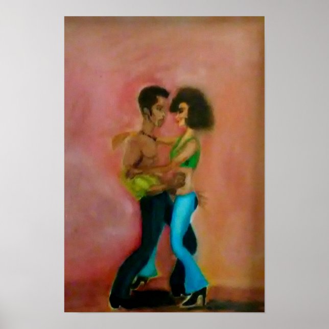 Póster Baile creado por el artista Roger Bates (Frente)