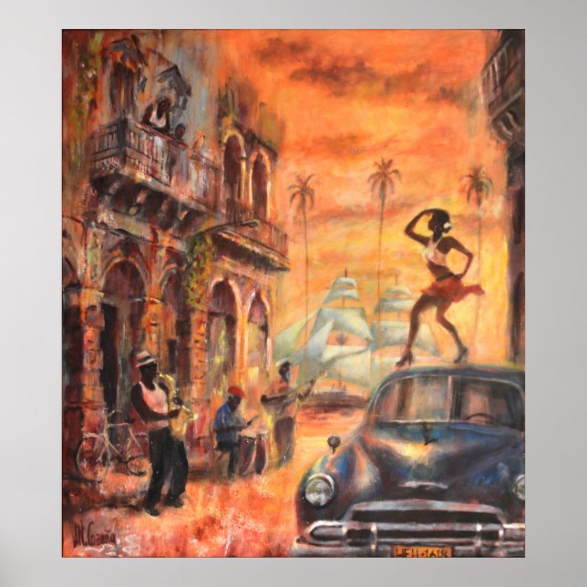Póster Baile cubano (Frente)