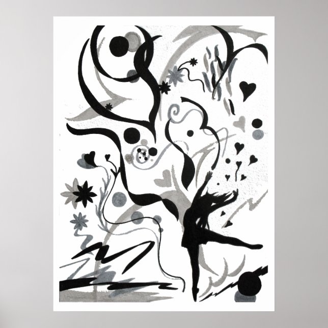 Póster ¡Baile de amor! (Frente)