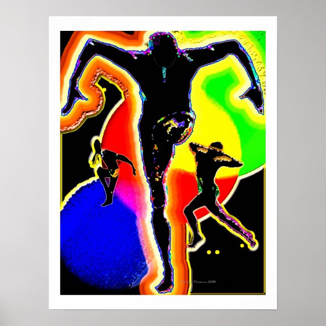 Póster Baile de barro tribal (Frente)