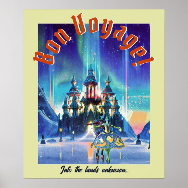 Póster Baile de Buen Viaje de Invierno (Frente)