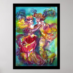 Póster Baile de Carnaval Baile de Máscaras Veneciano
