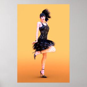Póster Baile de Flapper