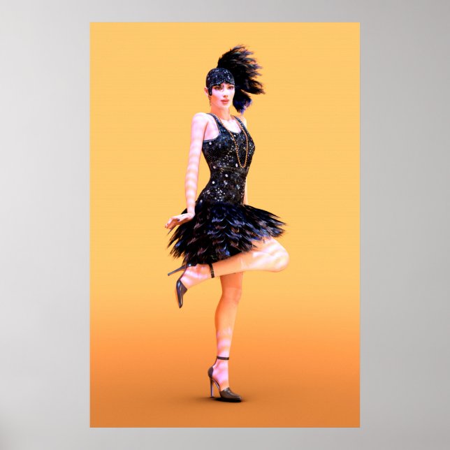 Póster Baile de Flapper (Frente)
