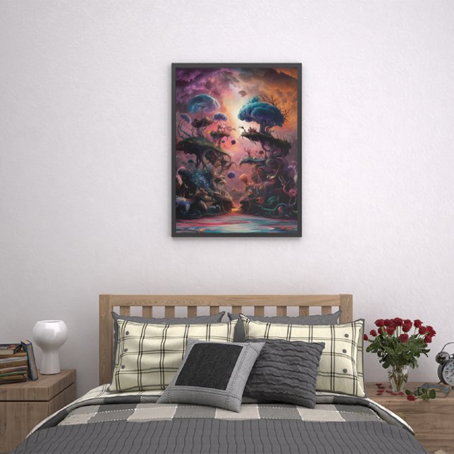 Póster Baile de hongos encantados en el agua (Subido por el creador)