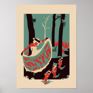 Póster Baile de la Fae de Fuego.